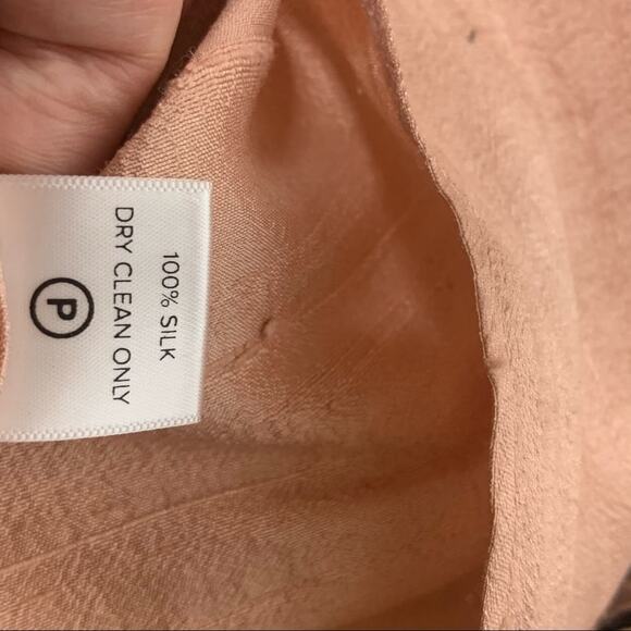 NWT Rhode Resort Blanca silk ruffle top blush - Picture 6 of 7